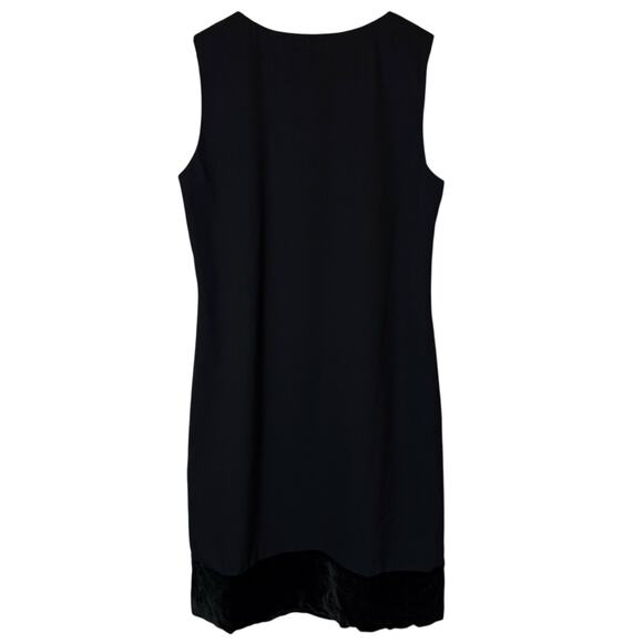Etro Wool Silk Black Shift Dress Sleeveless size 44 / US Medium - Picture 4 of 6